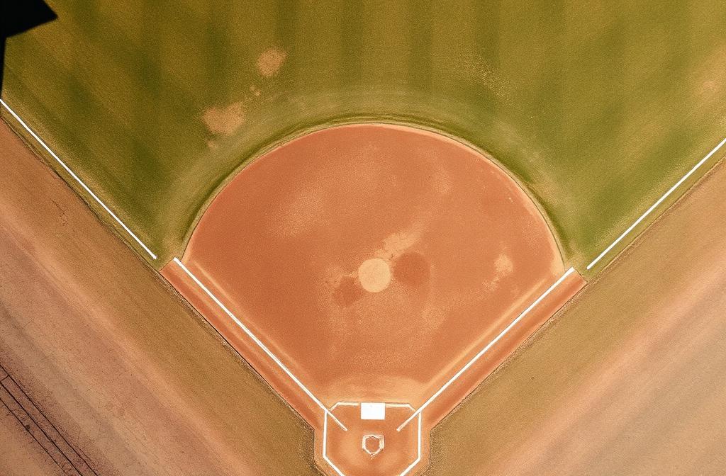 Baseball Diamond Complex before fertilizer