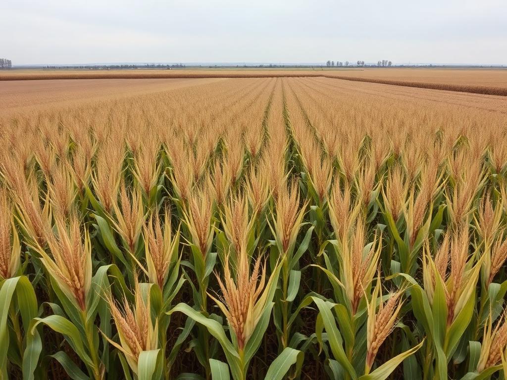 Corn Fields before fertilizer