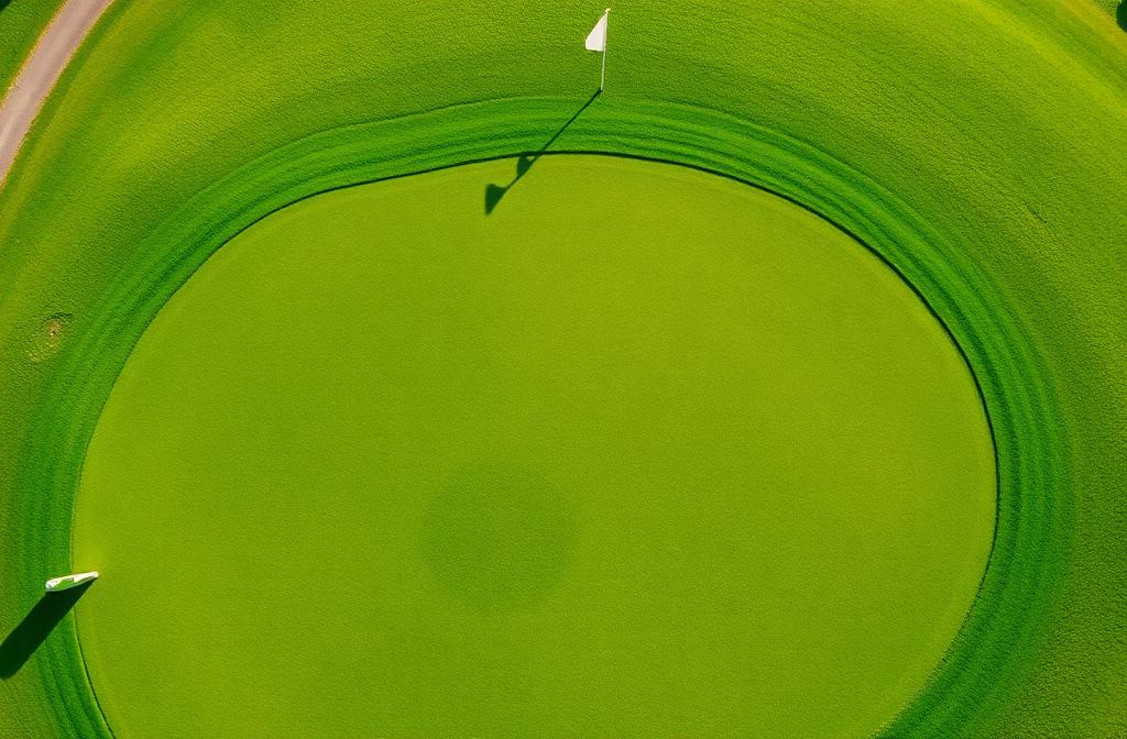 Golf Course Fairways after fertilizer